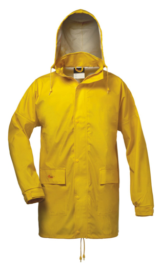 WD PU Regenjacke Landskrona Stretch gelb Gr.XL #26404